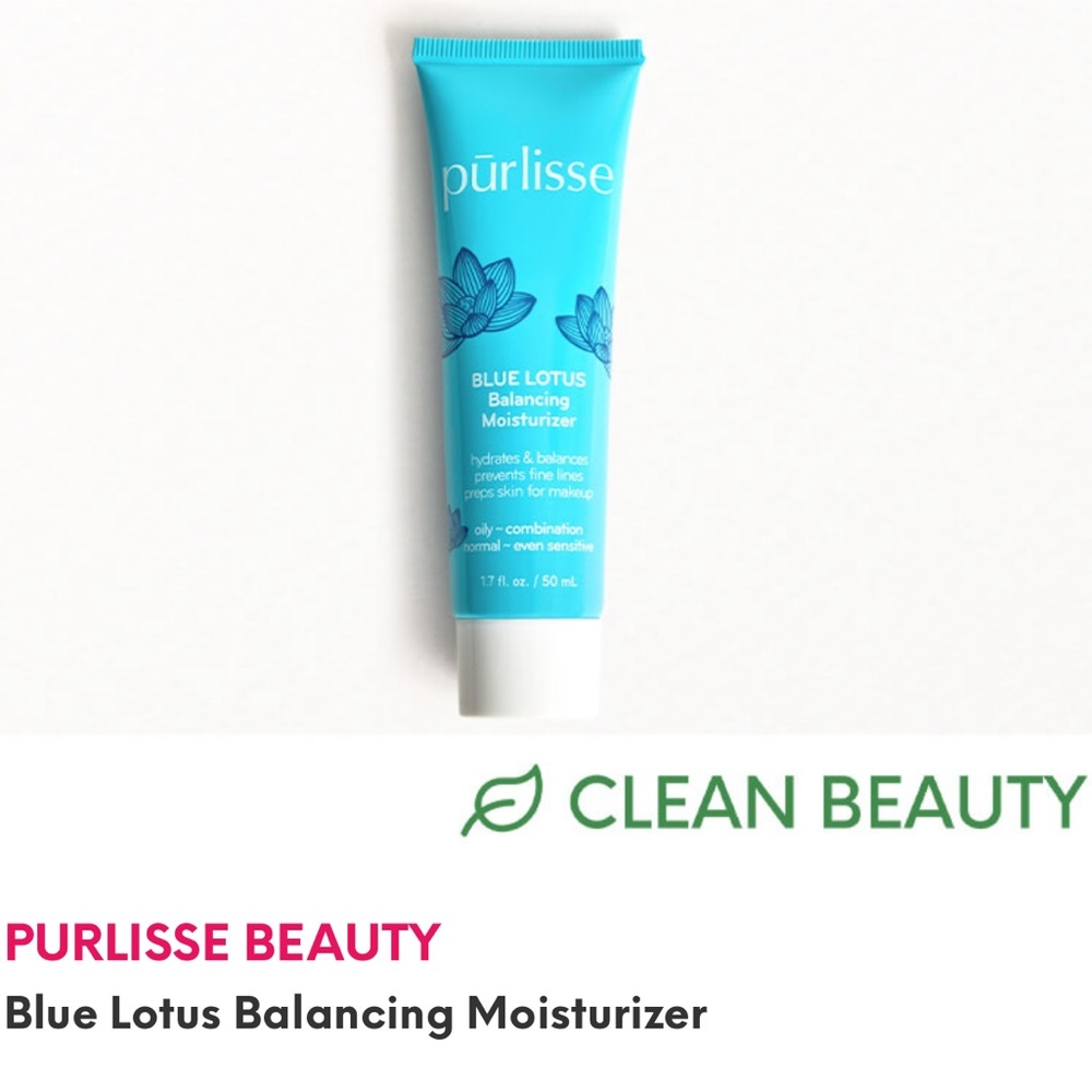 Purlisse Beauty Blue Lotus balancing moisturizer